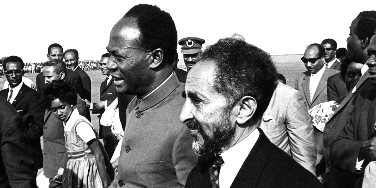 L'Organisation de l'Unité Africaine - Kwame Nkrumah et Haile Selassie