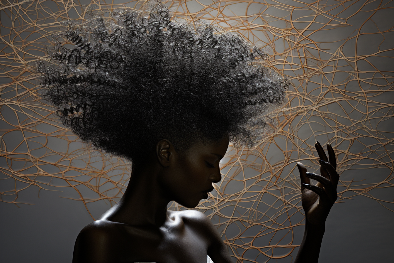 cheveux crépus et frisés
