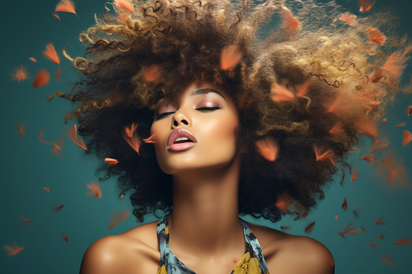 cheveux crépus et frisés