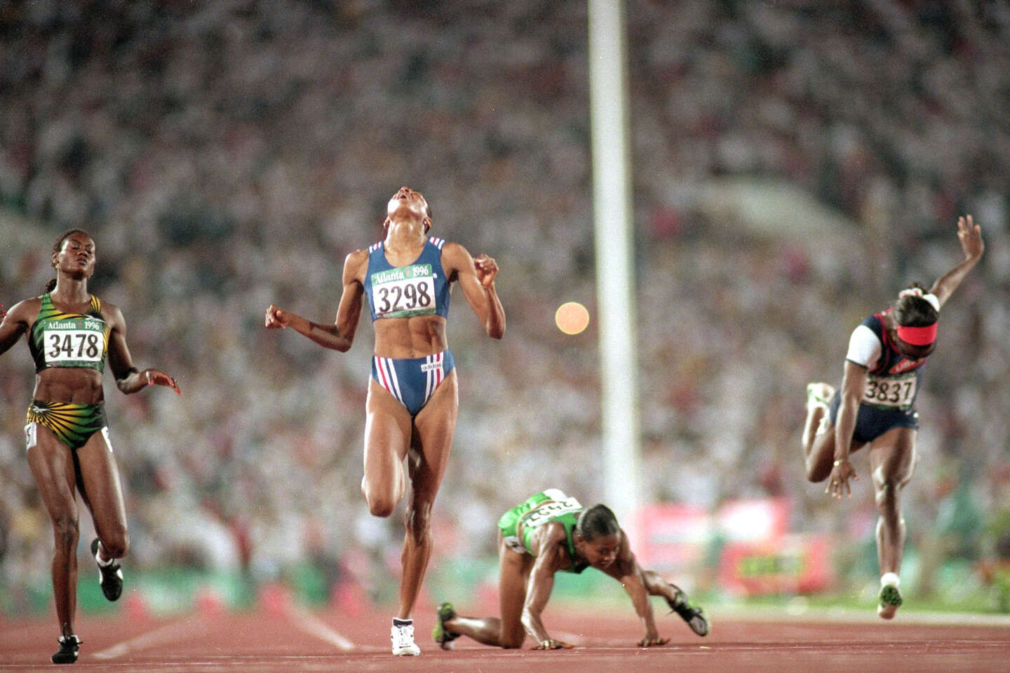Marie-José Pérec aux jeux d'Atlanta en 1996