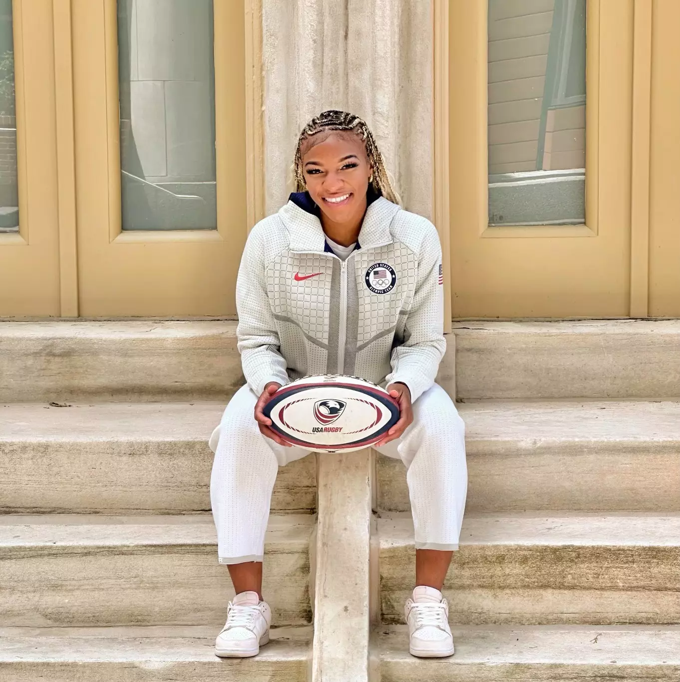 Ariana Ramsey, une médaillée américaine séduite par les soins