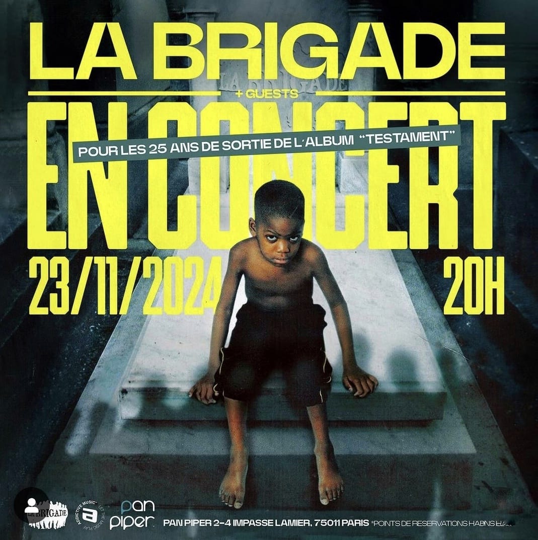 La Brigade fête les 25 ans du 'Testament' lors d’un concert exceptionnel au Pan Piper !