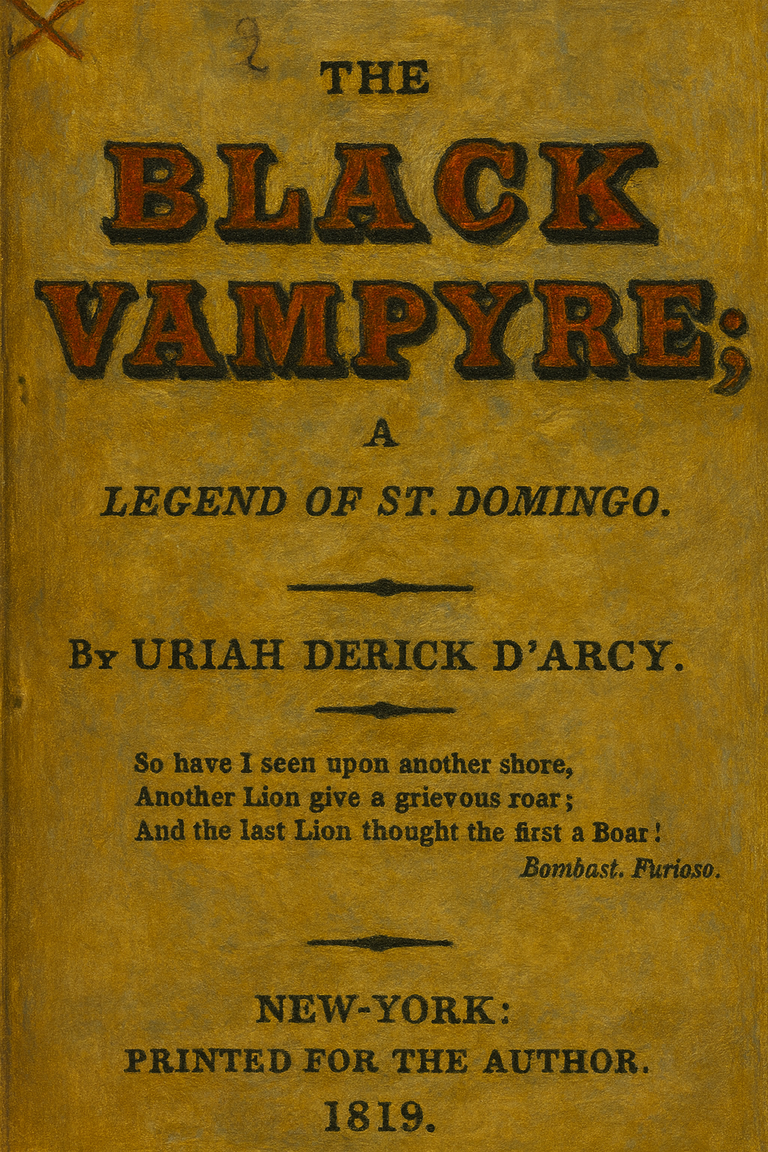 The Black Vampyre (1819), le cri immortel des esclaves de Saint-Domingue