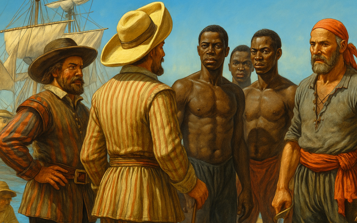 1619, les premiers Africains en Virginie