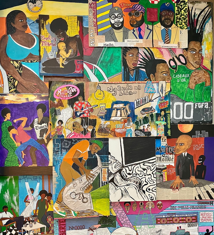 Thierry B. – Lisapo : quand la peinture devient récit